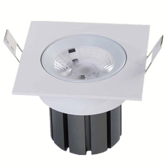 2.83in 5/7/10/12W LED COB Ceiling Light - Flush Mount LED Downlight-1600LM-10/23/36°Light speed angle